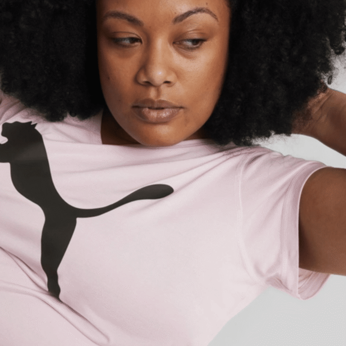 Puma Train Favorite Heather CAT TEE - Camiseta Dama - Imagen 5
