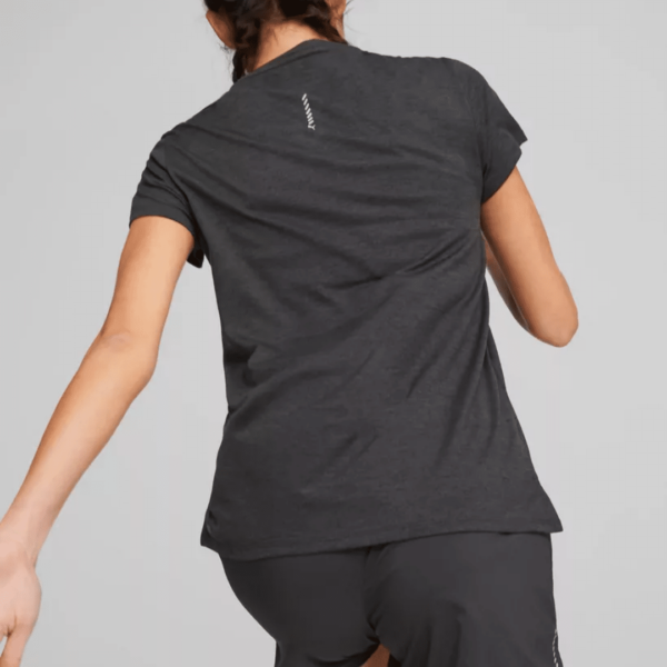 Puma Run Favorite Heather TEE - Camiseta Dama - Imagen 4