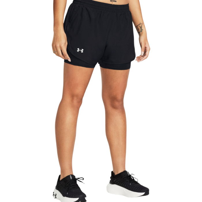 Under Armour Fly-By 2 en 1 - Short Dama - Imagen 3
