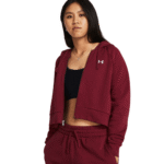 Under Armour Rival Fleece Crop Full-Zip - Campera Dama - Imagen 3