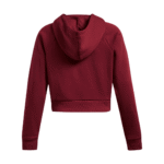 Under Armour Rival Fleece Crop Full-Zip - Campera Dama - Imagen 2
