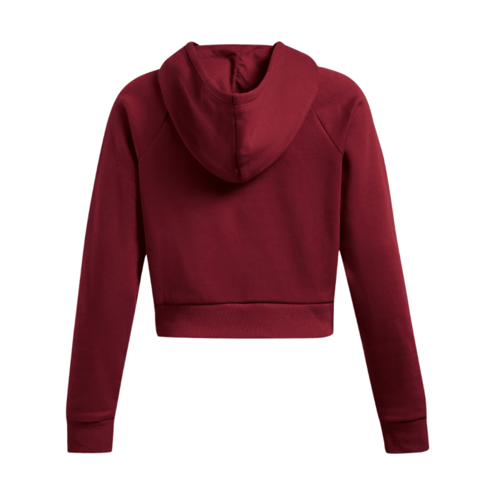 Under Armour Rival Fleece Crop Full-Zip - Campera Dama - Imagen 2