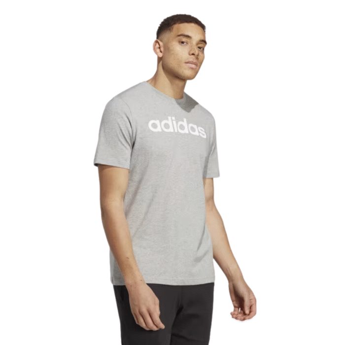Adidas Essentials Logo Lineal - Camiseta Hombre - Imagen 4