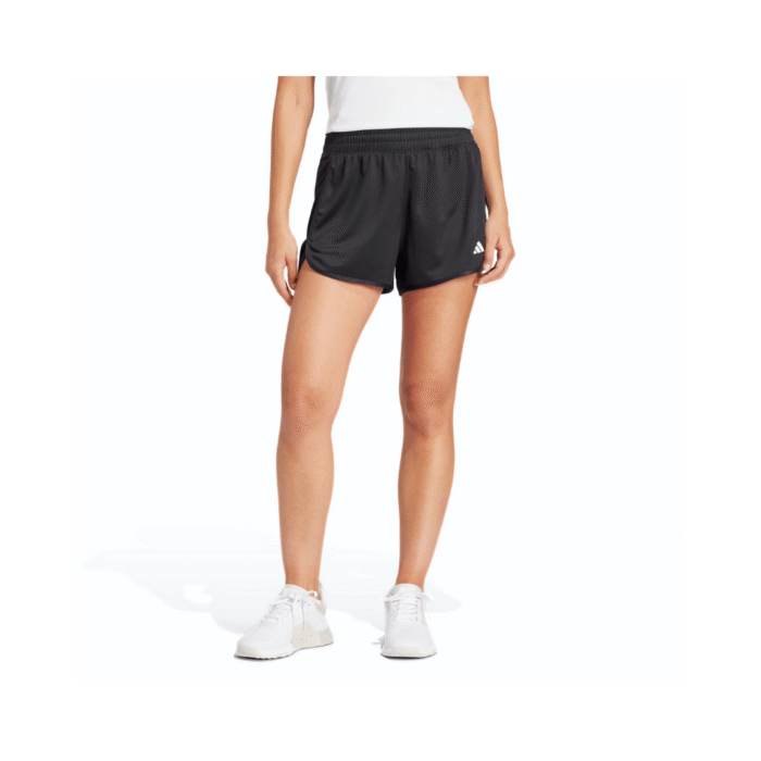 Adidas Pacer Knit High‑Rise Shorts – Short Dama - Imagen 2