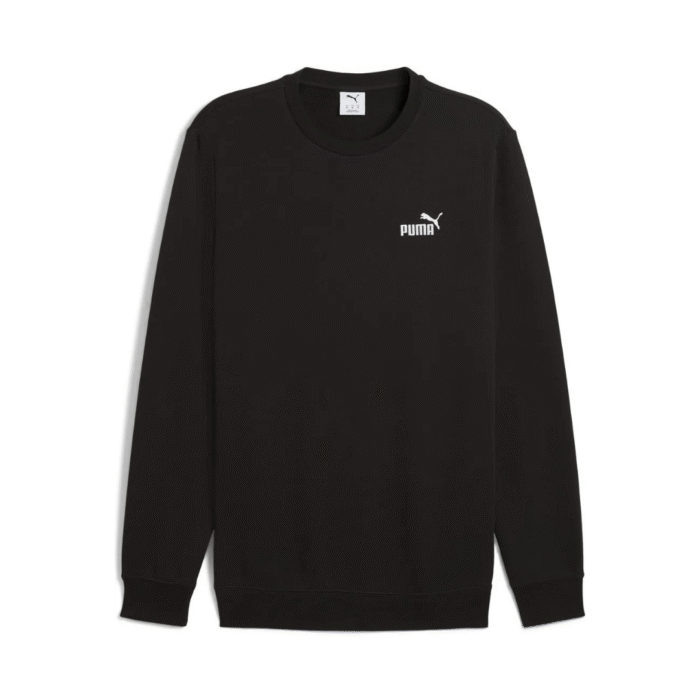 Puma ESS Small No.1 Logo Crew Black - Buzo Hombre - Imagen 1