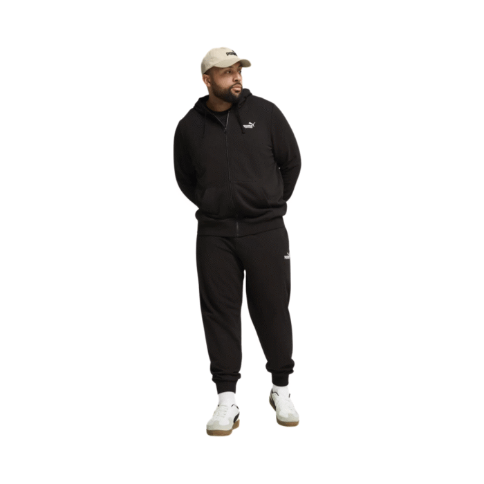 Puma ESS Fullzip Hoodie Black - Campera Hombre - Imagen 2