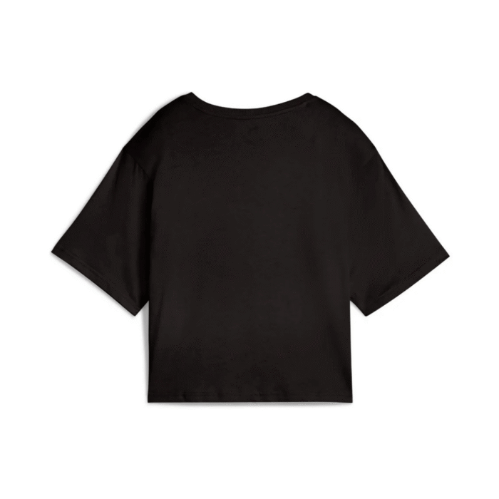 Puma ESS Cropped Nº1 Logo Tee T-Shirt – Camiseta Dama - Imagen 3