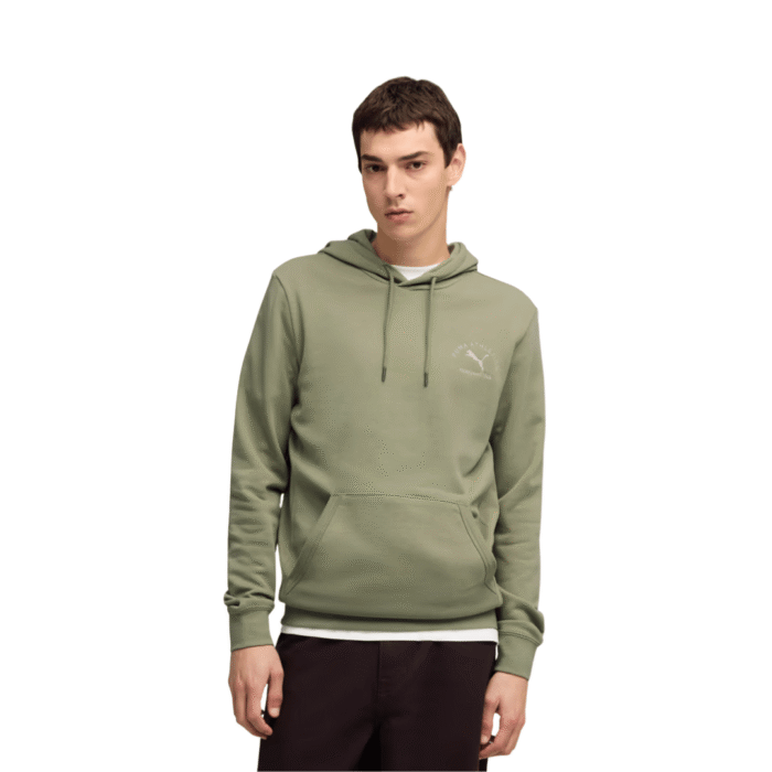 Puma Class Graphic Hoodie Green - Buzo Hombre - Imagen 2
