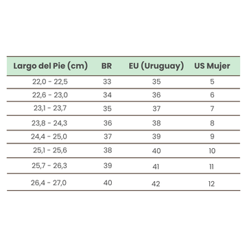 Talles Boccato Mujer