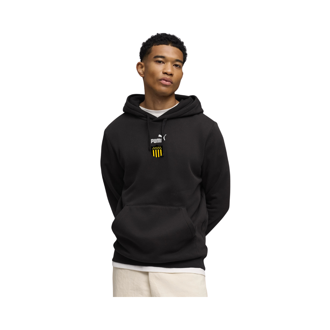 69291401 Puma Ess N1 Logo Hoodie FL Peñarol - Buzo Hombre - Imagen 1