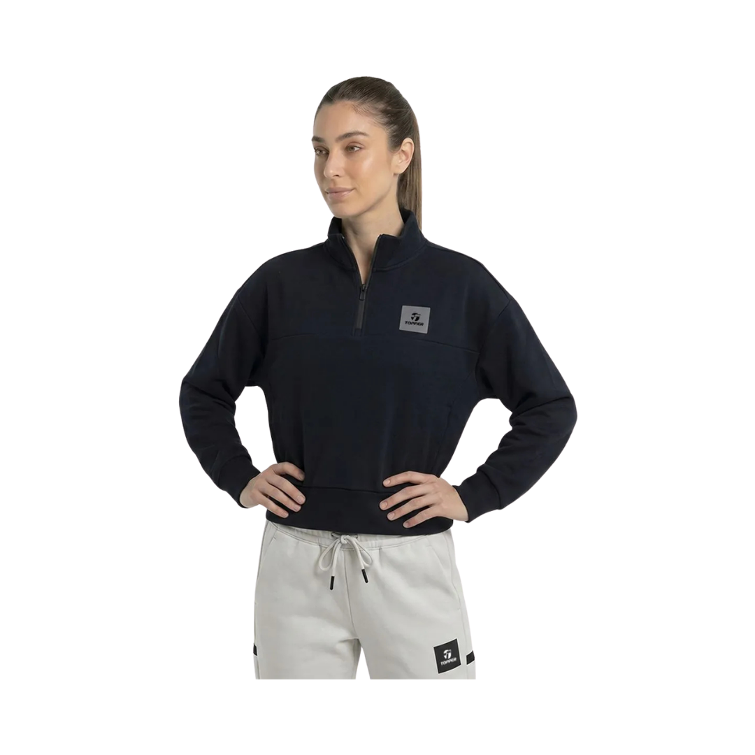 168167 Topper 1/2 Zip Pro Fleece - Buzo Dama - Imagen 1