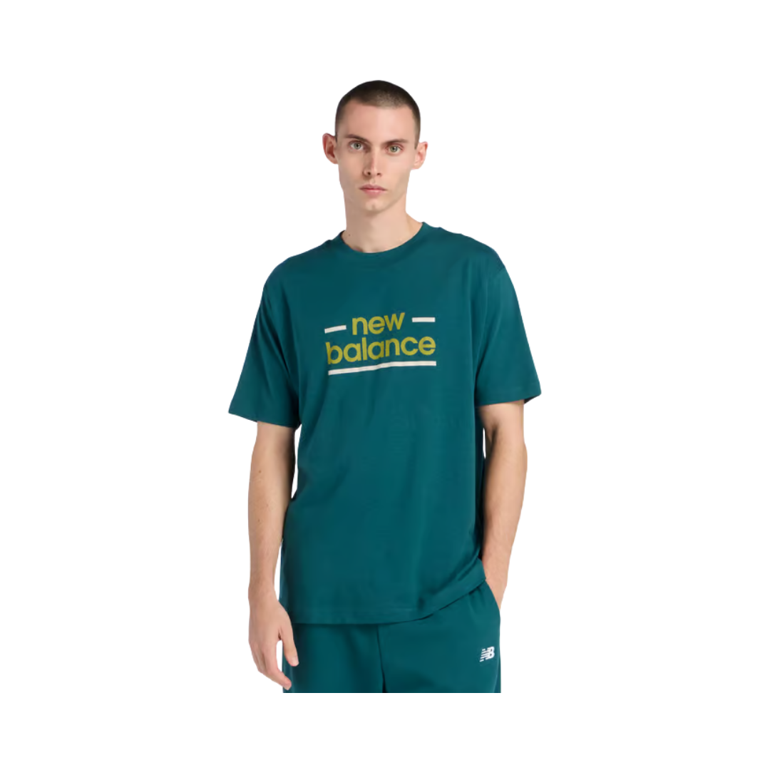 MT53927 New Balance Linear Lines - Camiseta Hombre - Imagen 1