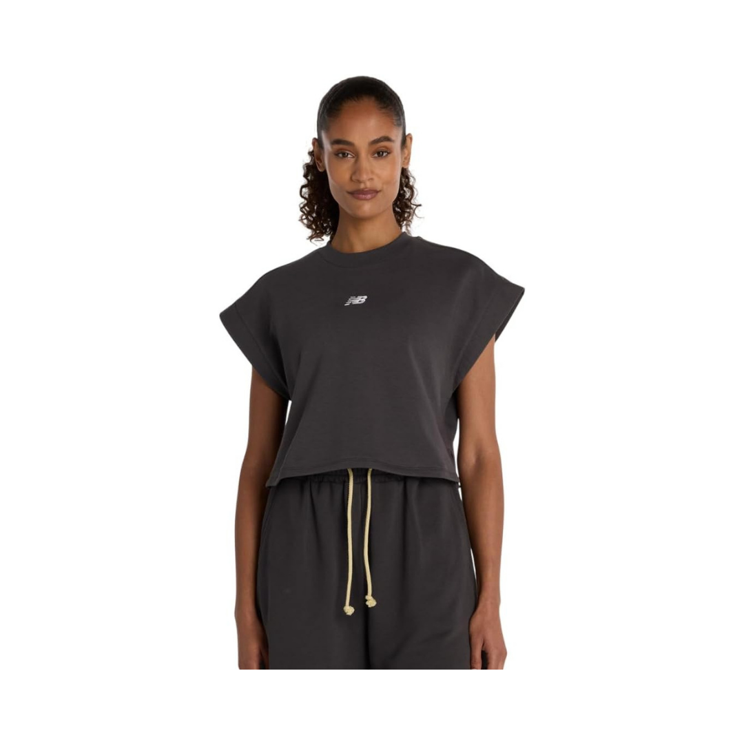 WT61Y0BI New Balance French Terry - Camiseta Dama - Imagen 1
